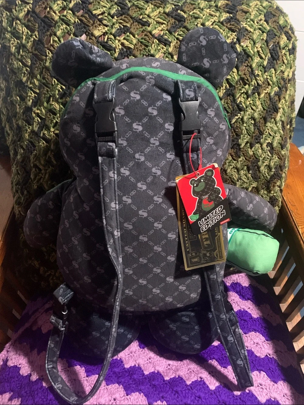 Sprayground Dinero Moneybear Teddybear Backpack
